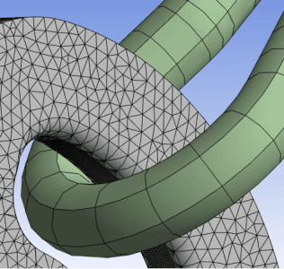 Image 7 FEA Meshed Model Close Up Modulift FEA Meshed Model Close Up