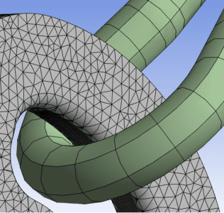 Modulift FEA Meshed Model Close Up