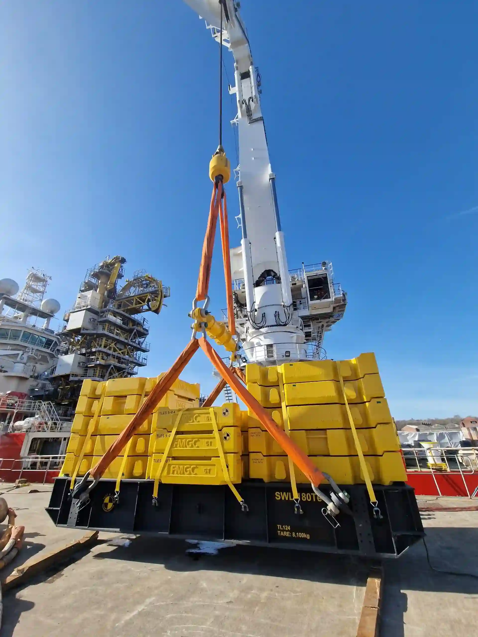 MOD 110H Spreader Beam Lifting Test Weights MOD 110H Spreader Beam Lifting Test Weights