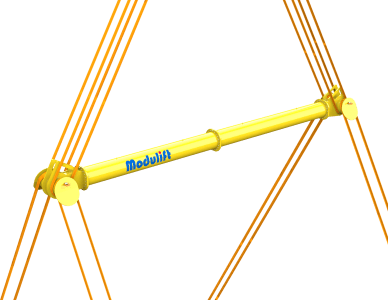 Trunnion SB with slings and tugger points