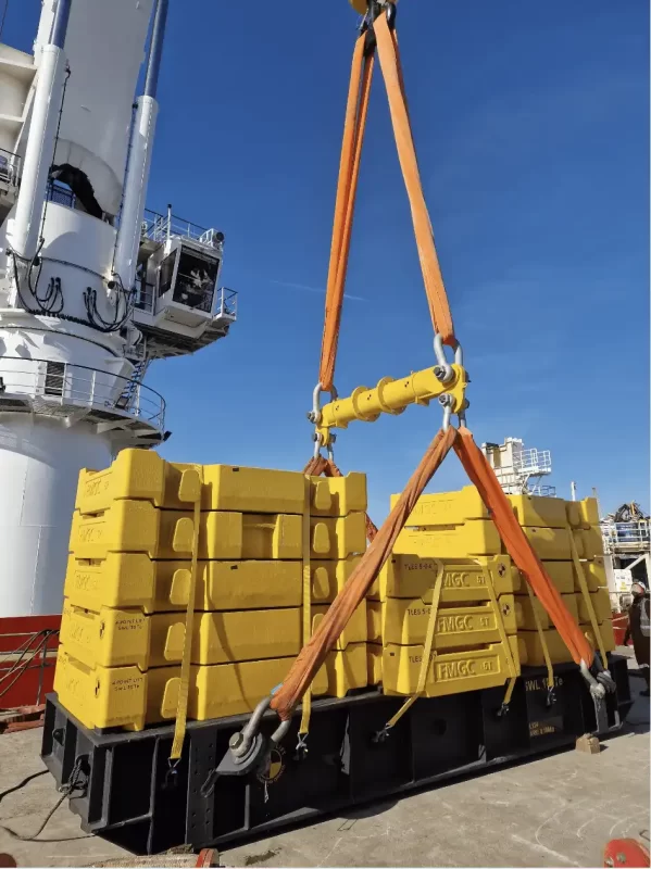 MOD 110H Spreader Beam Lifting Test Weights