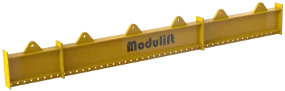 Adjustable Modular Lifting Beam, AML, with mulitple pad eyes to lift various weights and sizes