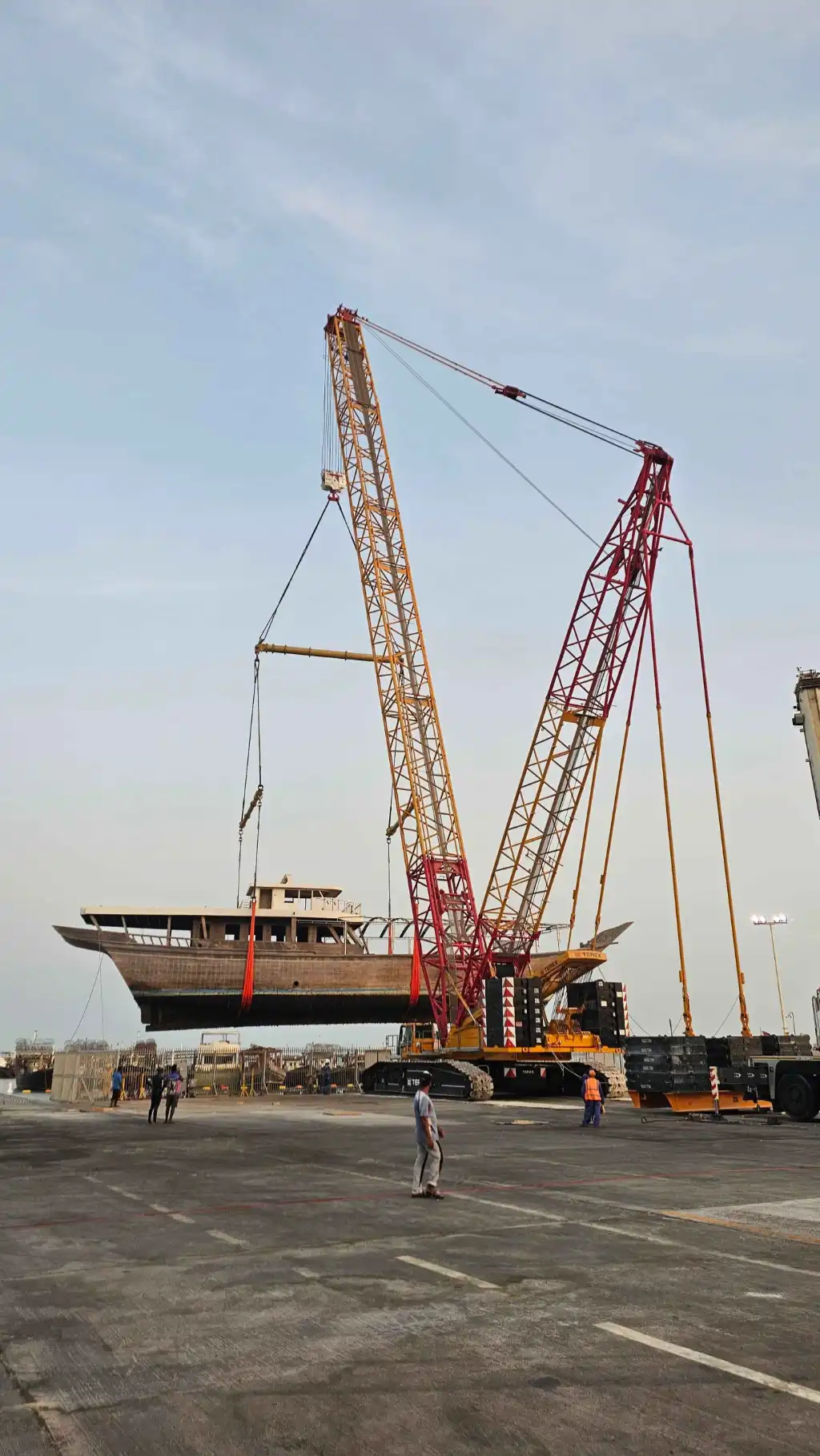 1-over-2 rig boat lift