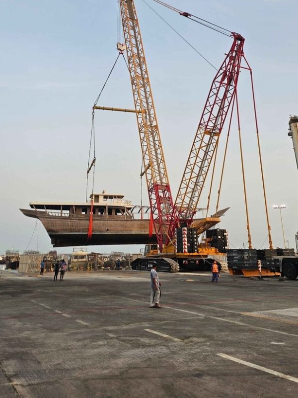 1-over-2 rig boat lift