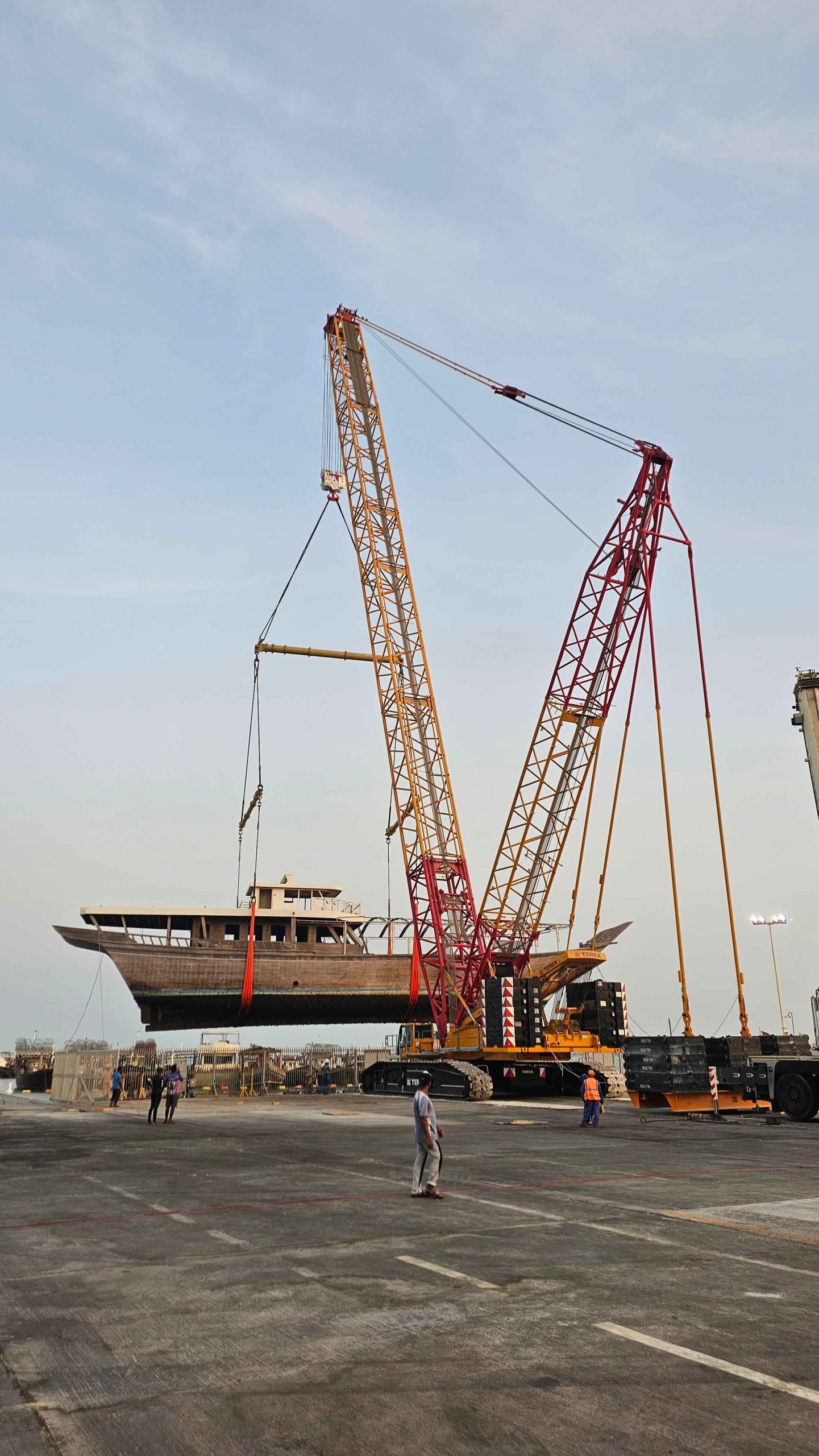 1-over-2 rig boat lift
