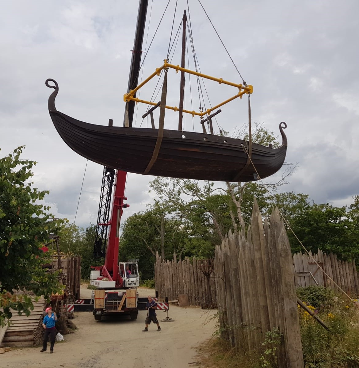 CMOD Spreader Frame lifting Viking boat